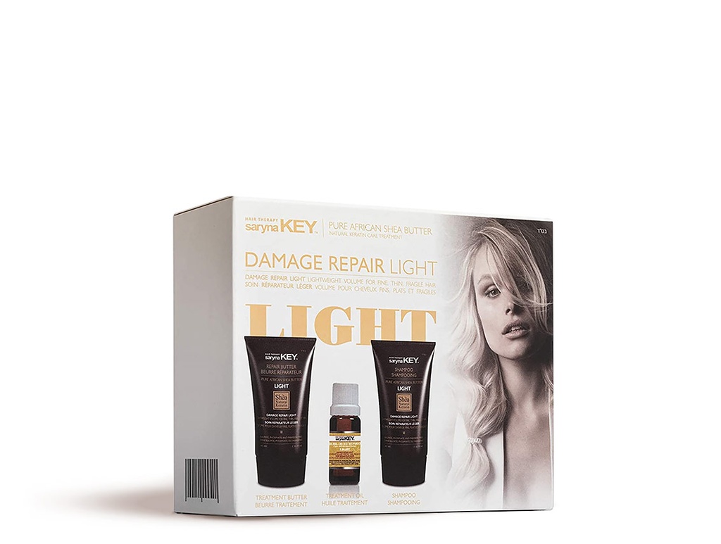 [DL040BOS-EF] Kit Voyage (Masque, Shampooing, Huile) Saryna Key Damage Repair Light 40 ml