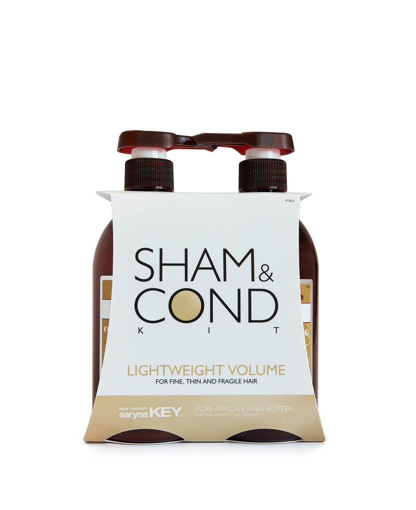 Duo Shampooing & Après-shampooing Saryna Key Damage Repair Light 500 ml
